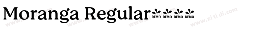 Moranga Regular字体转换 Moranga Regular字体转换